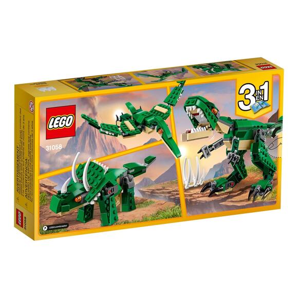 NWT LEGO Creator 3 in 1 Mighty Toy rex to Triceratops to Dinosaur for 7-12 Year - Picture 3 of 7